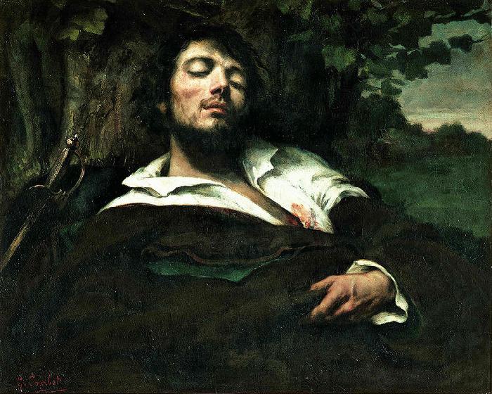 Gustave Courbet The Wounded Man oil painting image